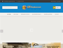 Tablet Screenshot of or-equipement.com